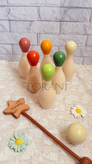 ست بولینگ چوبی شش عددی